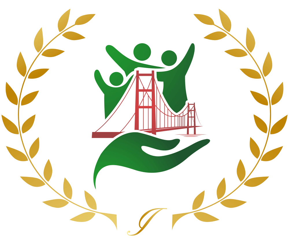 Serving-Bay-Area-Families-for-Over-120-Years-1e695f3b illustration of a hand holding the golden gate bridge with 3 people on it