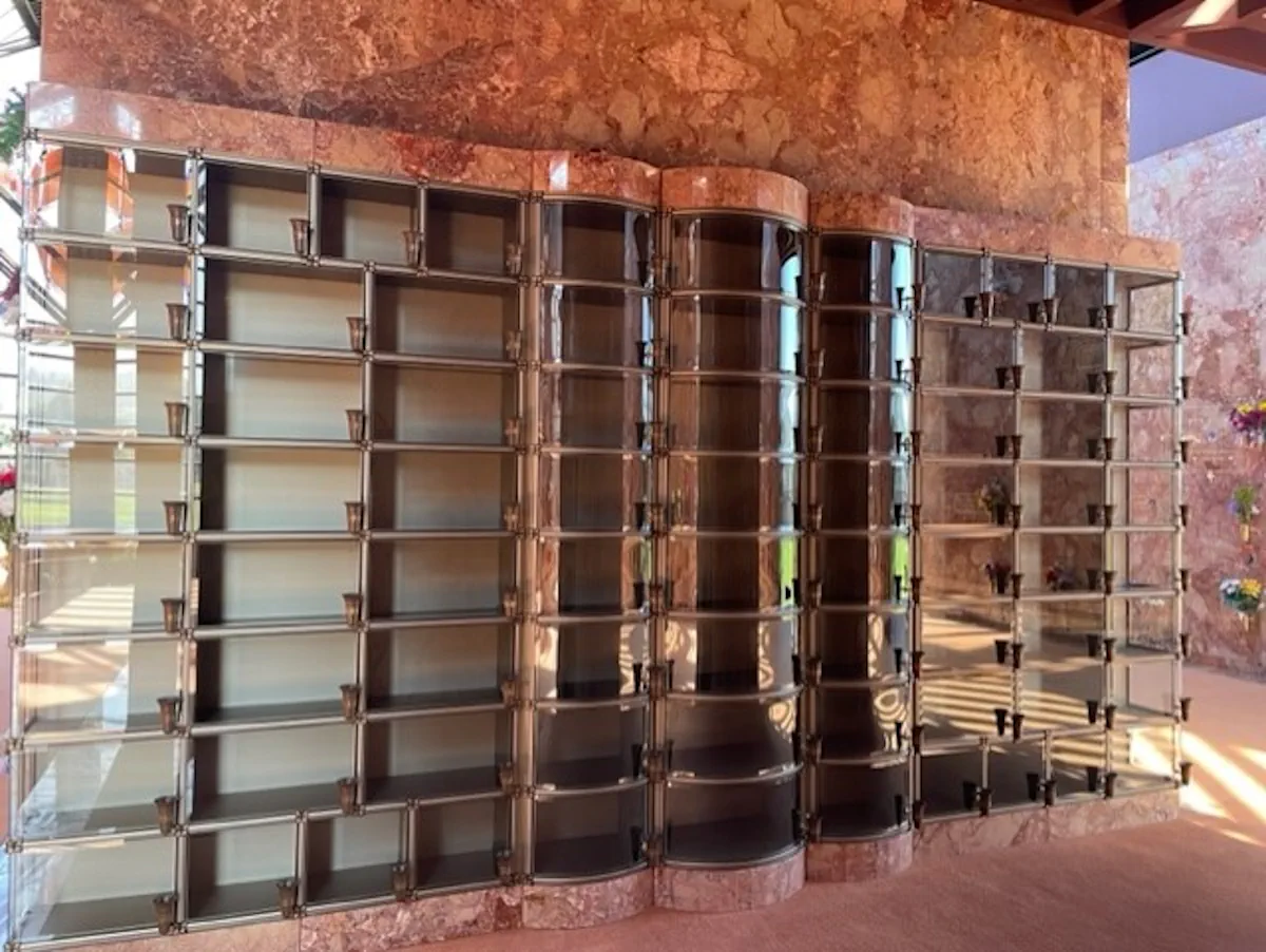 Glass Front Niche spaces